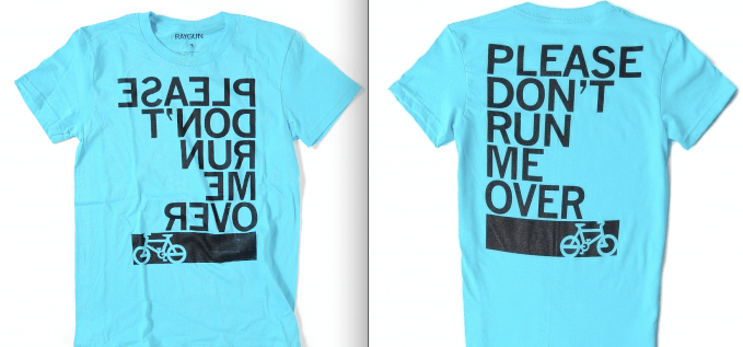 Front and Back Bike Raygun shirt Bike shirt raygun